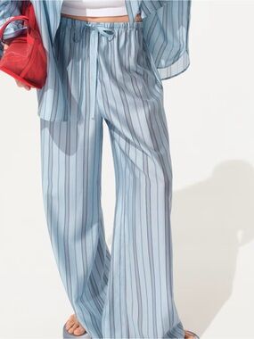 Hm wide leg draw string pants